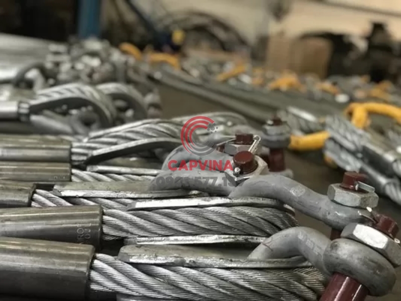 Cáp thép bấm chì 20mm