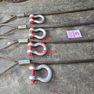 Cáp thép bấm chì 32mm