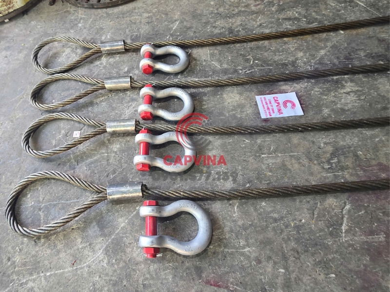 Cáp thép bấm chì 32mm