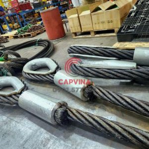 Cáp thép bấm chì 120mm dài 14m