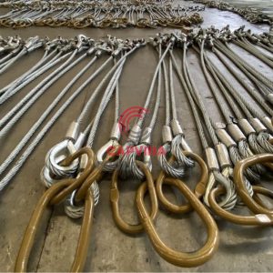 Sling cáp thép bấm chì 4 chân