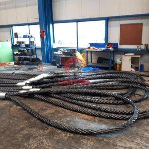 Cáp thép bấm chì 80mm dài 16m
