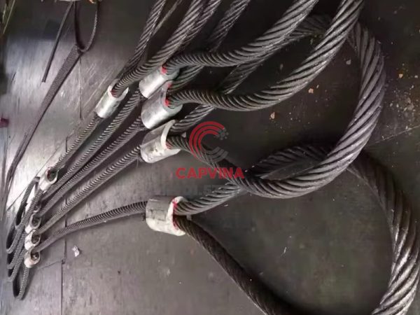 Cáp thép bấm chì 90mm dài 16m