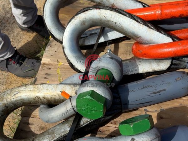 Cáp thép bấm chì 95mm dài 12m