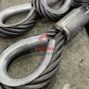 Cáp thép bấm chì 95mm dài 19m