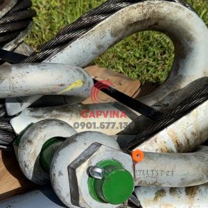 Cáp thép bấm chì 95mm dài 5m