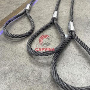 Cáp thép bấm chì 80mm dài 18m