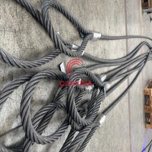 Cáp thép bấm chì 80mm dài 19m