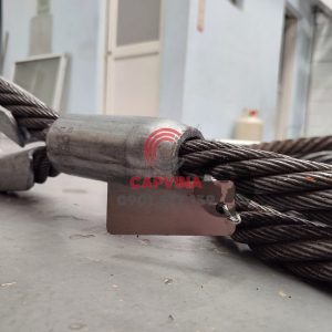 Cáp thép bấm chì 80mm dài 20m