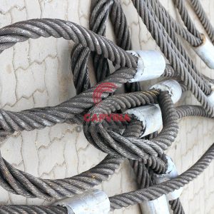 Cáp thép bấm chì 90mm dài 20m