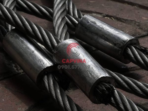 Cáp thép bấm chì 95mm dài 12m