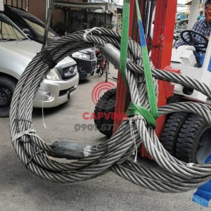 Cáp thép bấm chì 95mm dài 18m