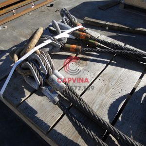 Cáp thép bấm chì 80mm dài 12m