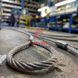 Cáp thép bấm chì 80mm dài 20m