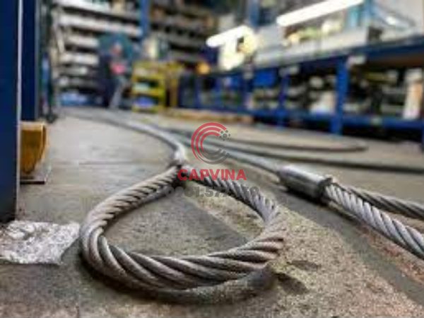Cáp thép bấm chì 80mm dài 20m