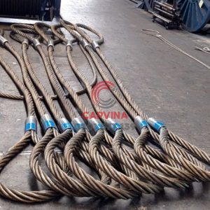 Cáp thép bấm chì 80mm dài 5m
