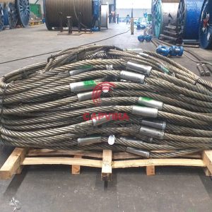 Cáp thép bấm chì 80mm dài 18m