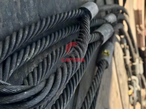 Cáp thép bấm chì 90mm dài 14m