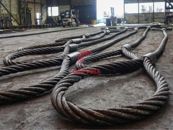 Cáp thép bấm chì 90mm dài 16m