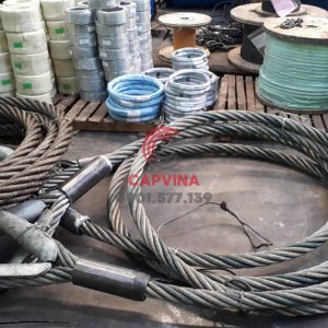 Cáp thép bấm chì 95mm dài 18m