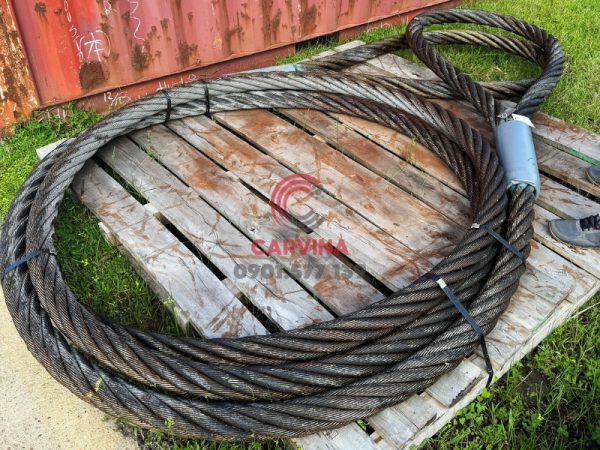 Cáp thép bấm chì 95mm dài 5m