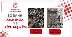 so sánh xích inox và xích mạ kẽm