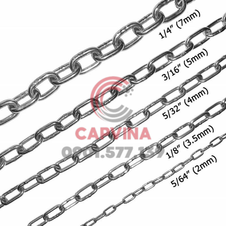 xích inox hàng rào ngoài trời