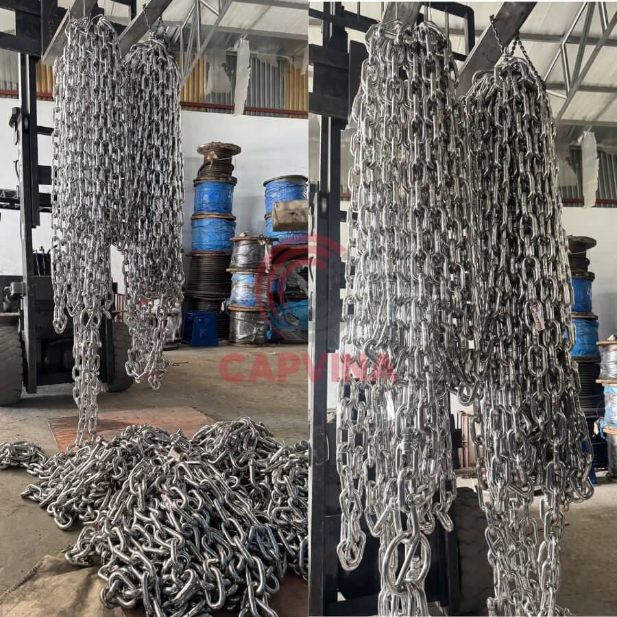 xích neo phao inox