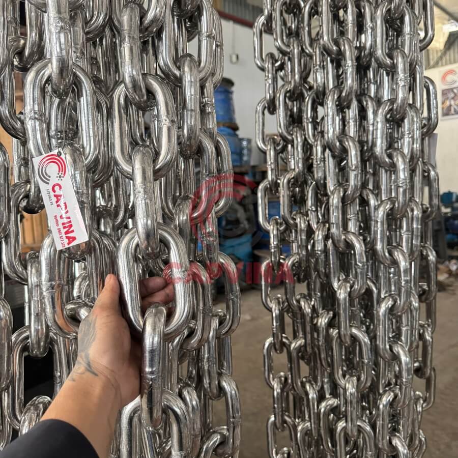 xích neo phao inox