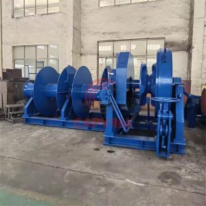 tời thủy lực 2 trống
