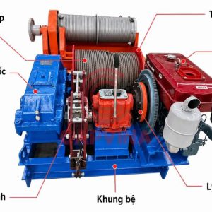 Tời neo máy nổ