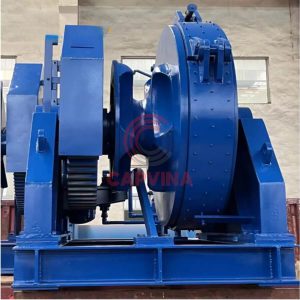 tời neo thủy lực trục đứng