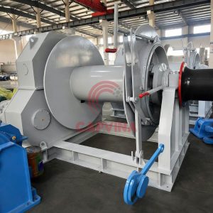 tời neo thủy lực trục ngang