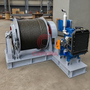Tời neo máy nổ