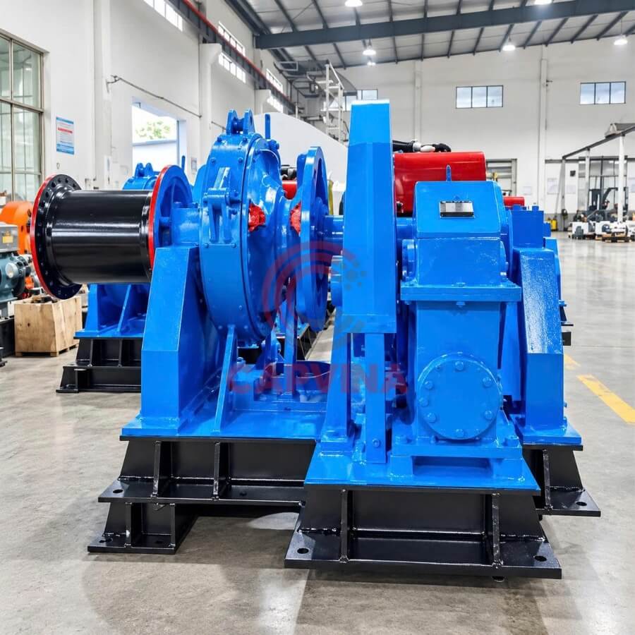 hệ thống tời neo biển