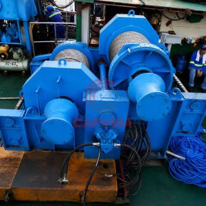 tời thủy lực 2 trống